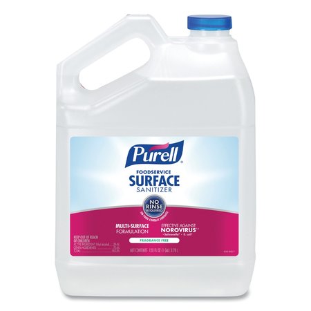 PURELL Foodservice Surface Sanitizer, Fragrance Free, 1 gal Bottle 4341-04